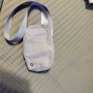 Lululemon Athletica Soft Gray Crossbody Bag